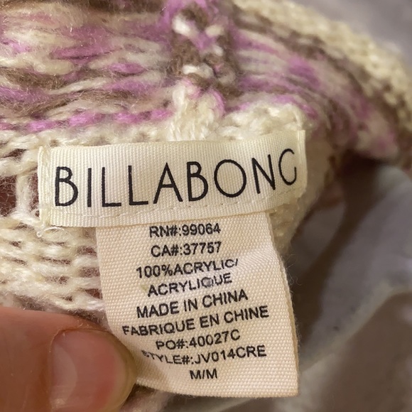 Billabong Fringe Cardigan Sweater - Picture 5 of 5
